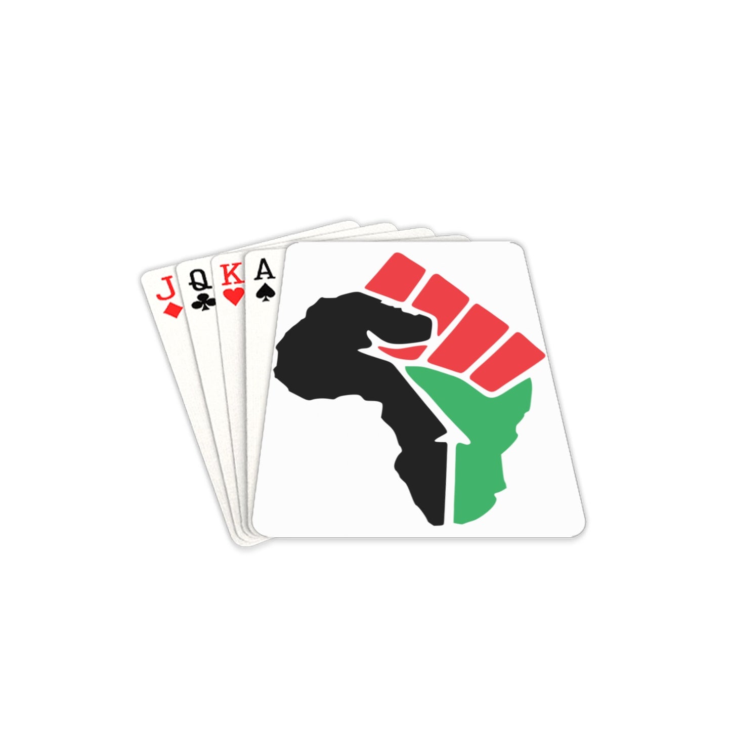 Africa Fist Playing Cards